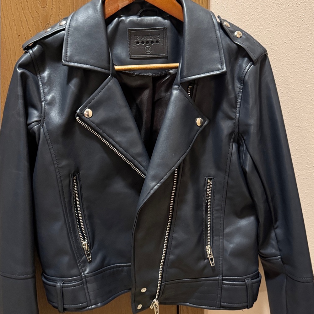 Blank NYC Black bikerJacket